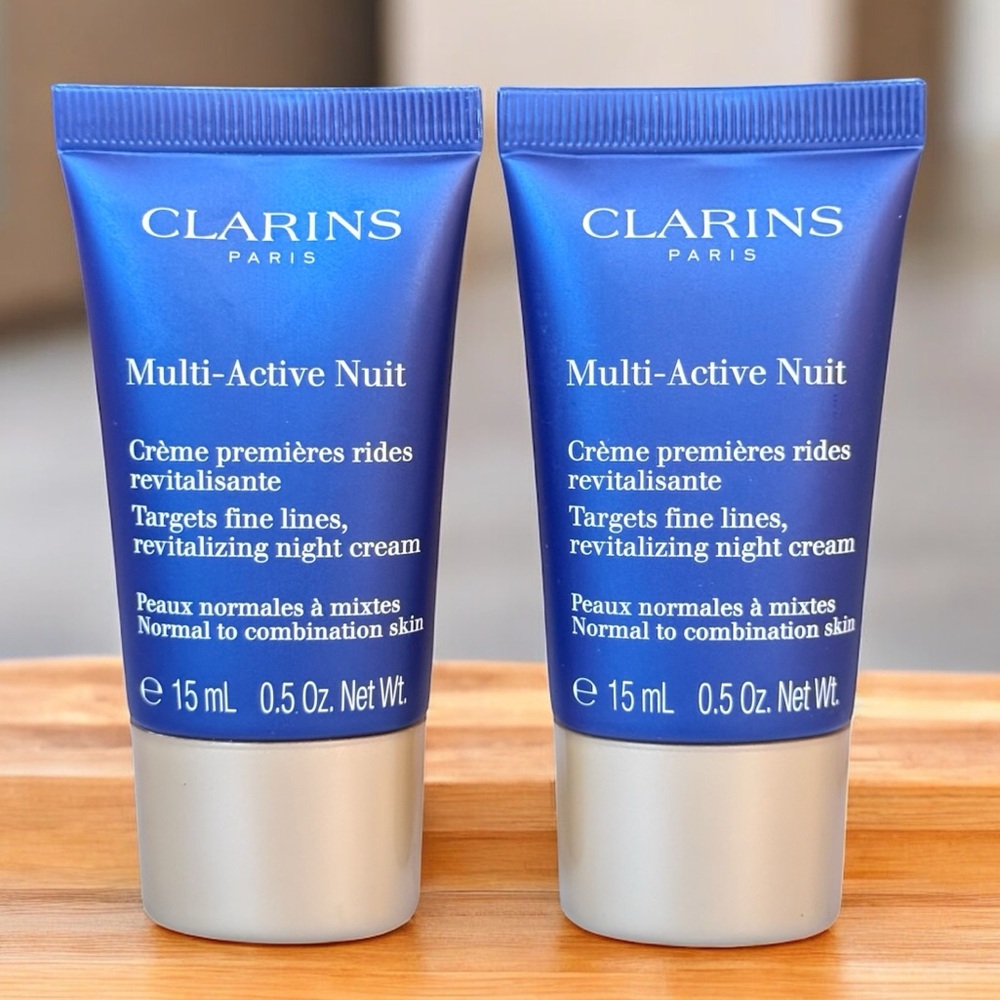 2 x CLARINS MULTI-ACTIVE NUIT NIGHT CREAM!